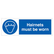 Hairnets Must Be Worn Sign